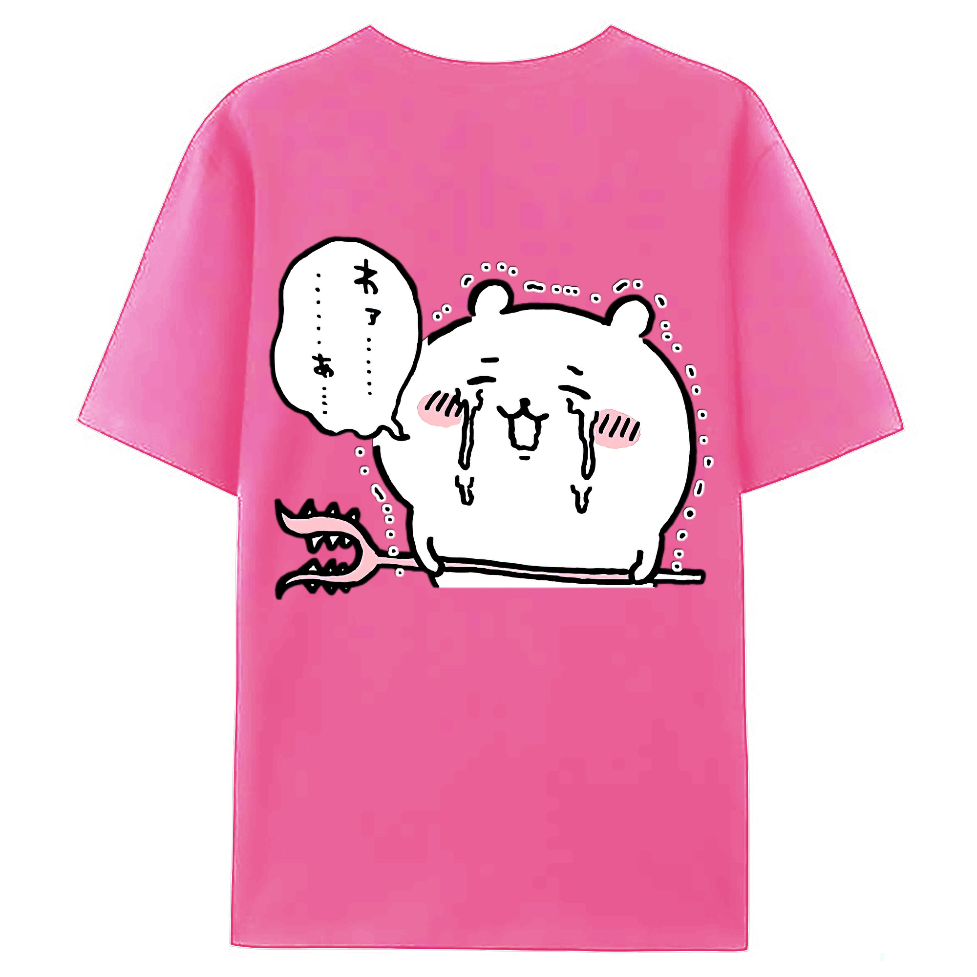 （画像用） ちいかわ ちいかわ Chii-kawa chiikawa レディース半袖Tシャツ(バックプリント)